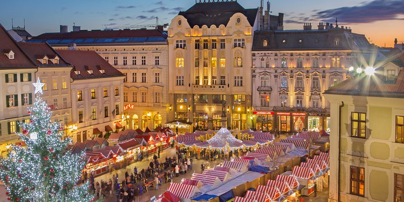 Bratislava christmas market Slovakia