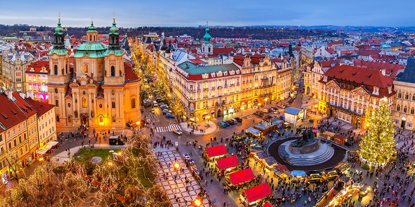 Old Town Square Christmas Market, Prague, Czech Republic